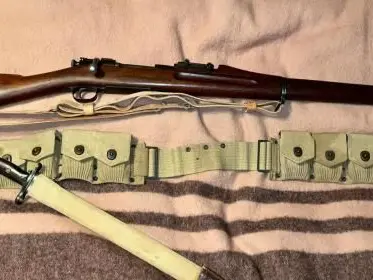 Springfield 1903 w/ammo etc.
