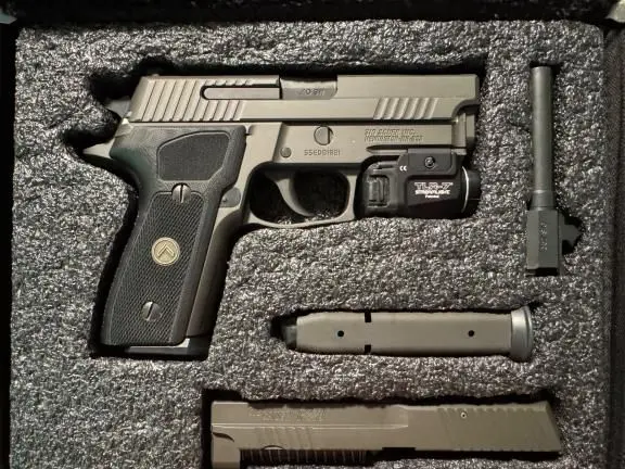 3 Gun System Sig P229 Legion Pistol .40 .357 9mm Never fired