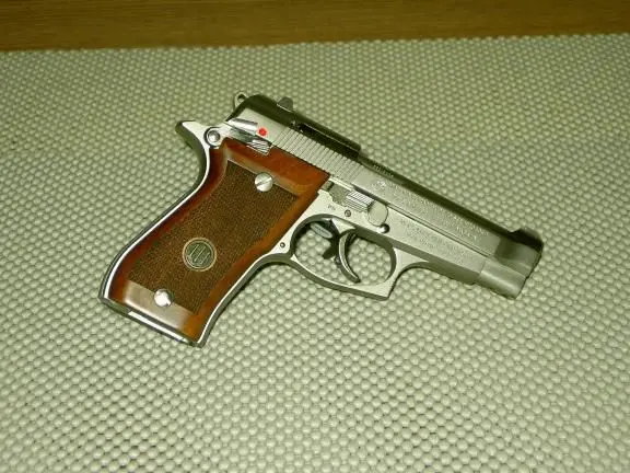 Beretta 84 FS Cheetah Nickel