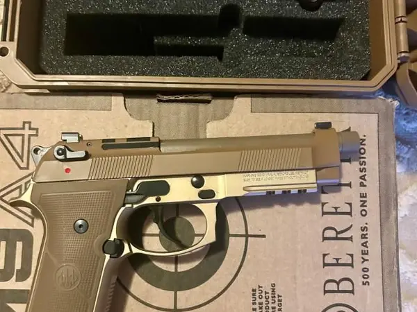 New Beretta M9 A4 in FDE with Threaded Barrel