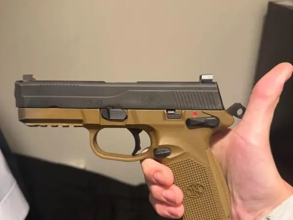 FN FNX 45 with Trijicon night sights
