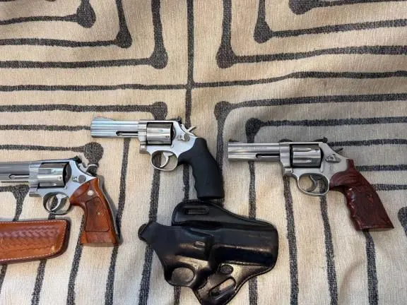 SMITH AND WESSON REVOLVERS/PRICED TO SELL 686/629