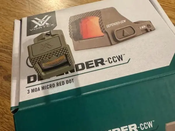 Vortex Defender-CCW micro red dot
