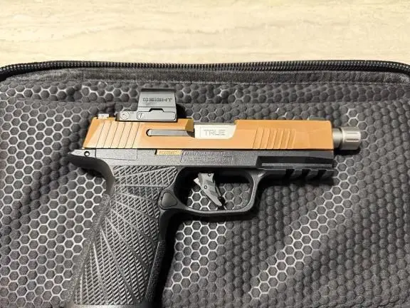 Sig Custom P365 X-Macro 9mm w/Wilson Frame, True Threaded Barrel, Tyrant Controls, and OSight SE Optic