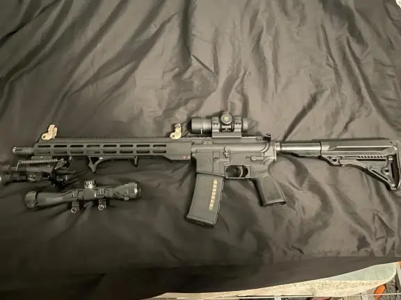 Radical AR-15 plus accessories