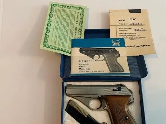 INTERARMS MAUSER-WERK MODEL HSc .380 Cal. SEMI-AUTO PISTOL