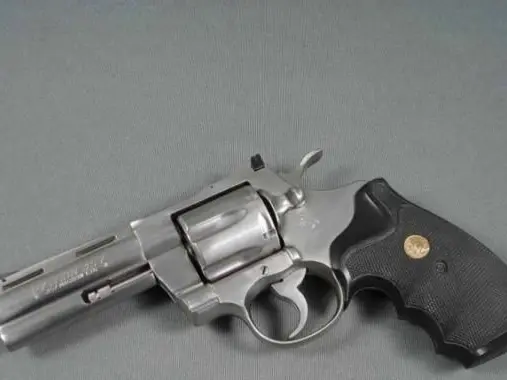 Colt Python 357 Mag 4" Stainless Revolver Mfg 1983 - Nice
