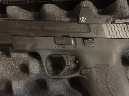 S&W M&P40 Shield M2.0 Performance Center, 4” with Riton 3 Tatrix MPRD 2 red dot
