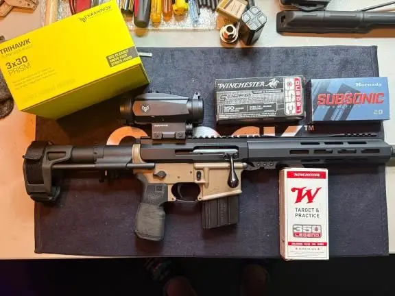Backpack hunting rifle “pistol”
