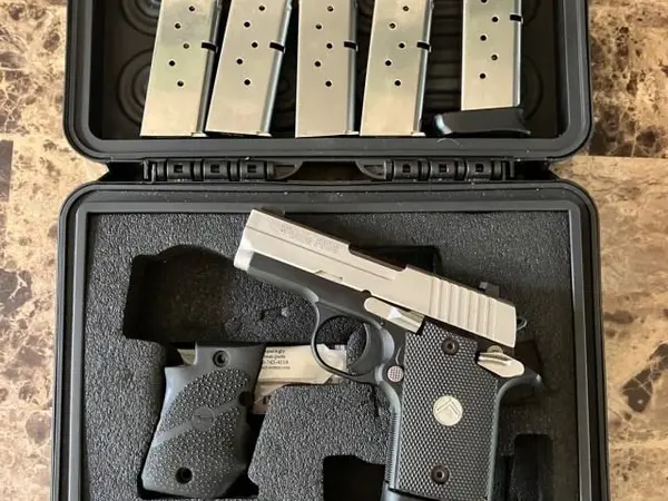 Sig Sauer P938 duo tone stainless slide