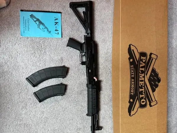 Palmetto State Armory PSAK-47 GF3-E MOE w/ M4 stock , black