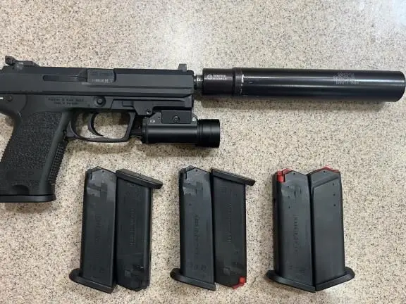 HK USP9 tactical