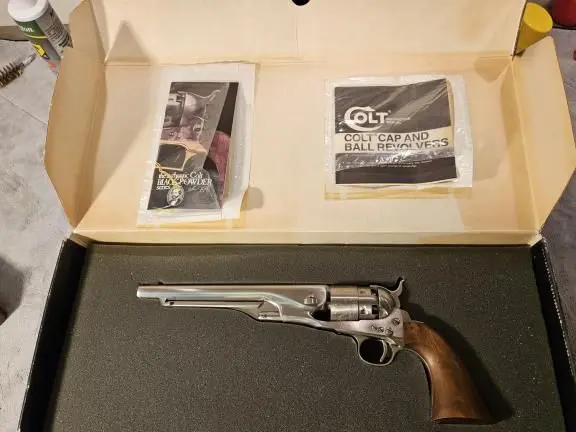 Colt 1860 Army - 2nd Generation Colt in Stainless Steel (NIB)