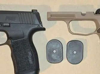 Sig Sauer P365 with Original Frame and X-Frames