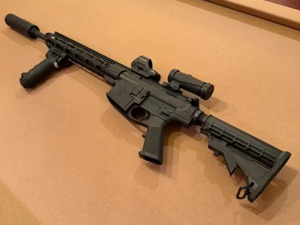 Del Ton DT-10 with CGS suppressor, Holosun optics and upgrades