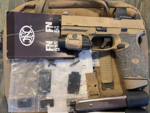 FDE FN 545 Tactical with extra mag
