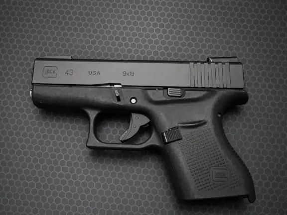 Glock 43 w/ laser guide rod