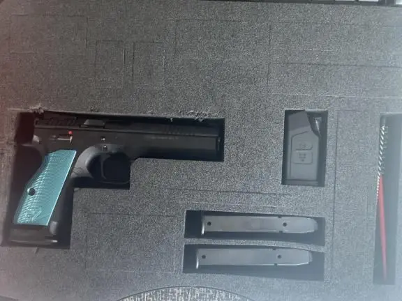 CZ TS2 9mm Blue grips
