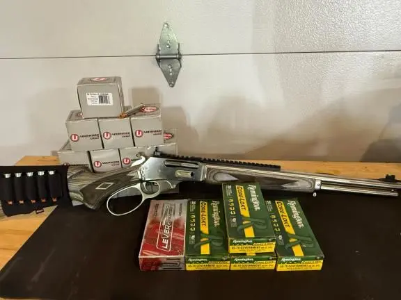 Marlin 1895 SBL .45-70 Stainless + 360 Rounds Premium Ammo Package