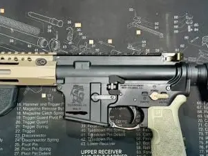 338 Arc Custom AR Pistol - 1:5 Twist MosTek Barrel