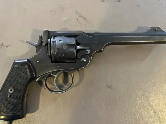 Webley Mk VI .45 ACP Top Eject Revolver