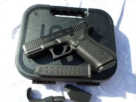 Glock model 45 - 9mm handgun with night sight