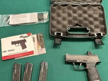 Sig P365 X with Four 12 round Mags