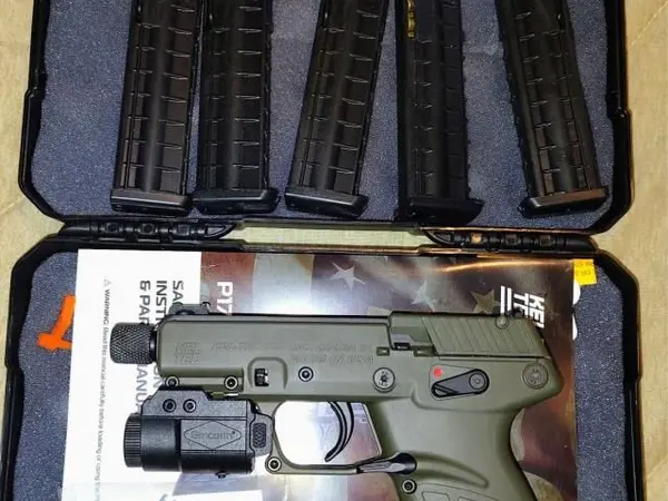 Keltec p-17 with 5 magazines