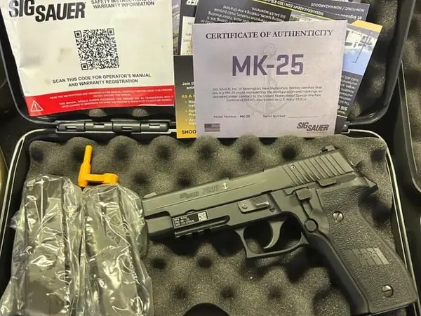 Sig P226 Mk25 9mm unfired.