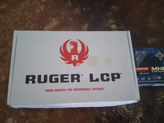 Ruger LCP with ammo