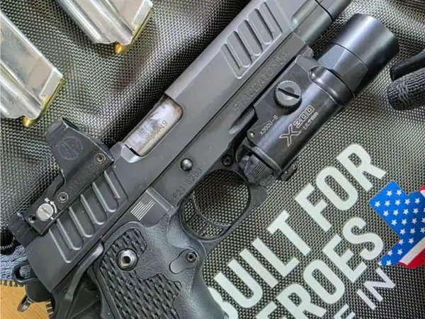 Staccato P, Leupold, surefire, blackhawk