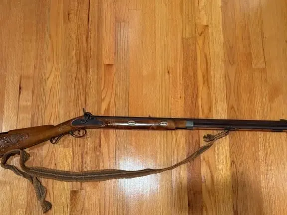 Custom DM Hammond .50 Caliber Muzzleloader – Sharon Rifle Barrel Co. – Silver Inlay & Fine Woodwork