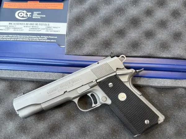 Colt Combat Target Series 80 Stainless 1911