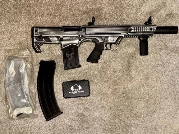 Semi-Auto 12 Gauge Shotgun With 2-10 Round Magazines. Safe Queen