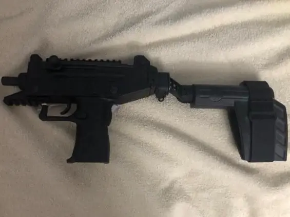 IWI Mini Uzi Pro with Brace 9mm + Sig MPX Copperhead
