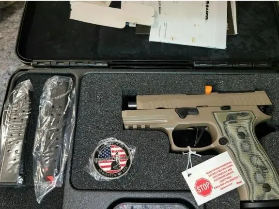 Sig AXG SCORPION 320 9MM NIB