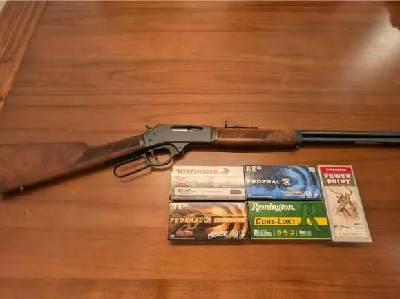 Henry 30-30 lever action rifle never shot