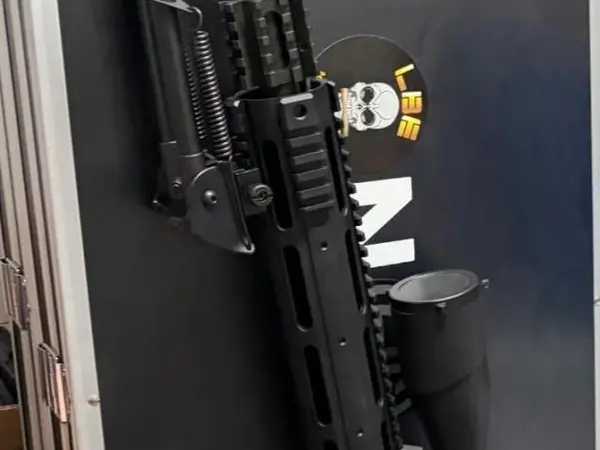 Ar47 with scope, bipod, and bag