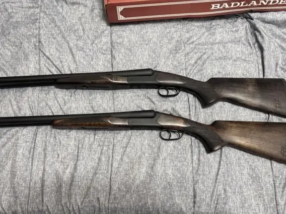 Consecutive double barrel 12ga