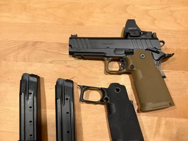 Springfield Prodigy 4.25 With Vortex Optic,Extra Grip and Tenicor Holster