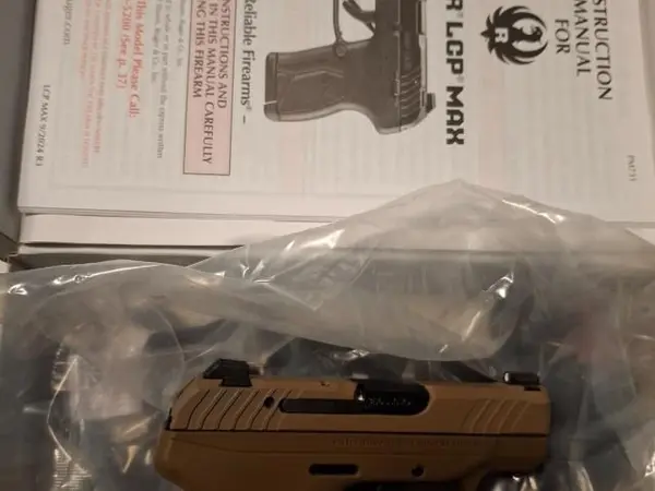 Nib Ruger Max LCP .380