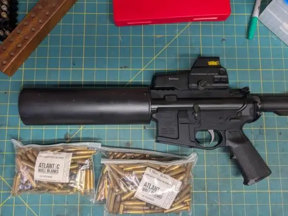 Complete Can Cannon Setup: X Products Upper + PSA BCG + 271 Blanks + Milled Lower