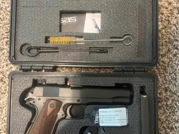 Tisas 1911A1 US Army 45 ACP Pistol, CMP Marked, 5" Barrel 7+1 Rounds