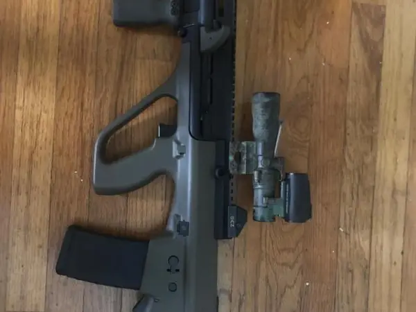 Steyr AUG A3 M1 with ACOG and Holosun