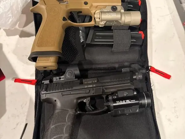 Couple pistols