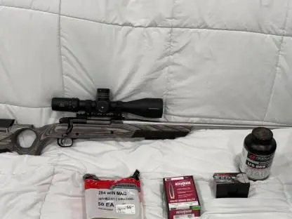 Custom Winchester model 70 .264