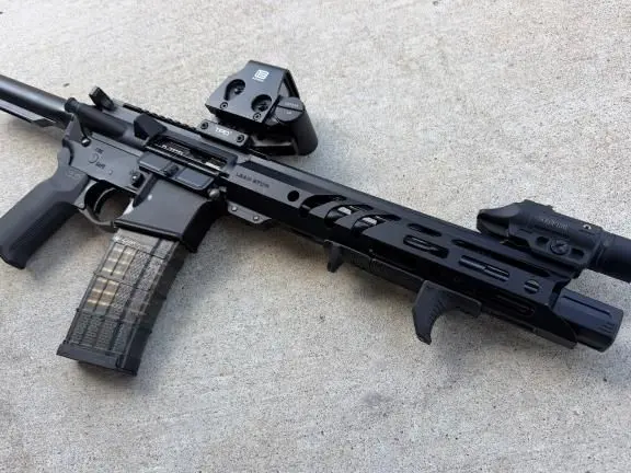 AR15 Pistol SBR 5.56 Red Dot, Laser Light Combo NEW AR 15 AR-15