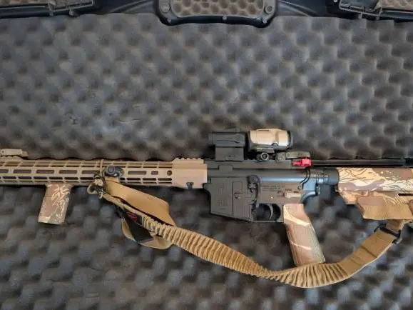 Tippmann M4-22 .22LR, upgraded, one mag