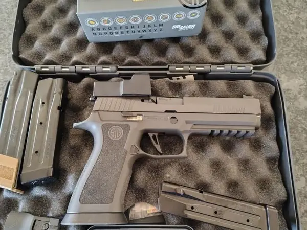Sig p320 x five Legion with Sig Romeo 1 Pro red dot