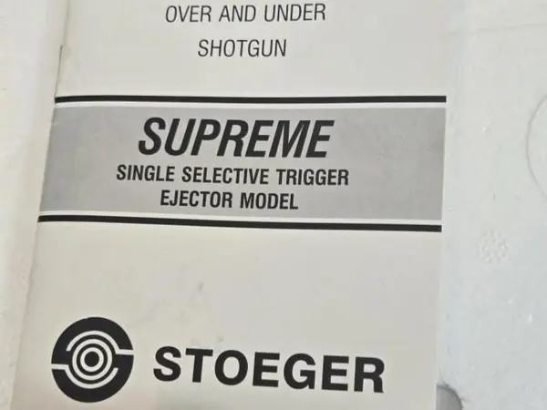 Stoeger Competition 12g over and under NIB